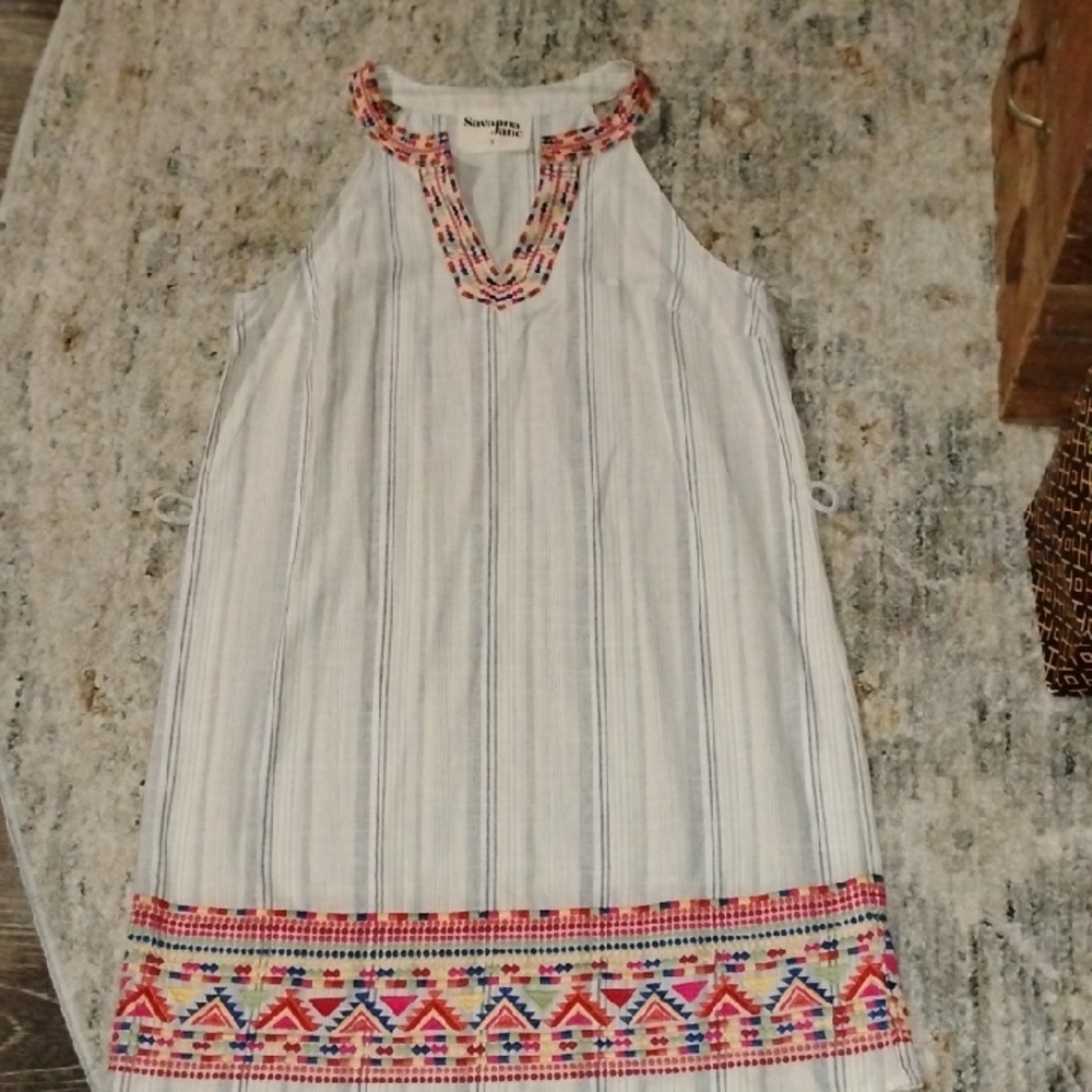 Savanna Jane Multicolor Embroidered Top